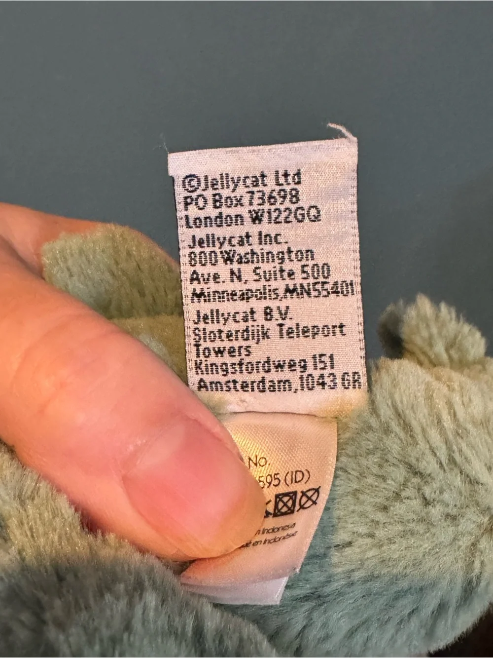 Jellycat cute stegosaurus